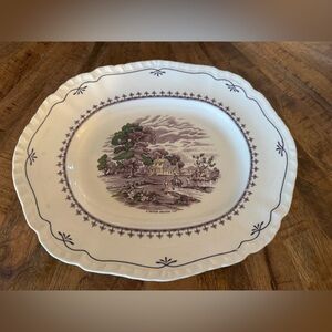 Vintage Booths Barly American Platter “A Southern Homestead 1785” Transferware